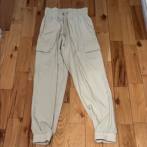 Bluenotes Women's Light Beige Cargo Pants